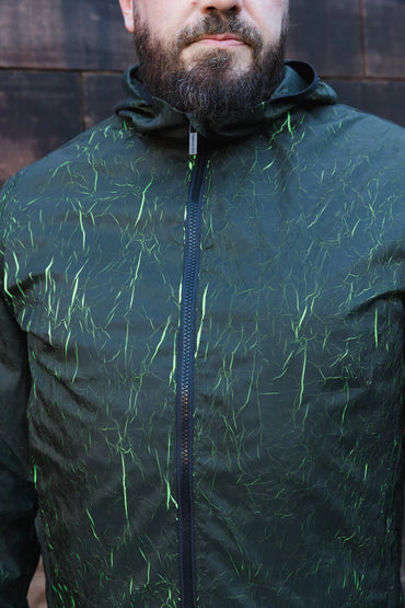 Мъжко Яке Andretti :: Черно/Флуоресцентно жълто