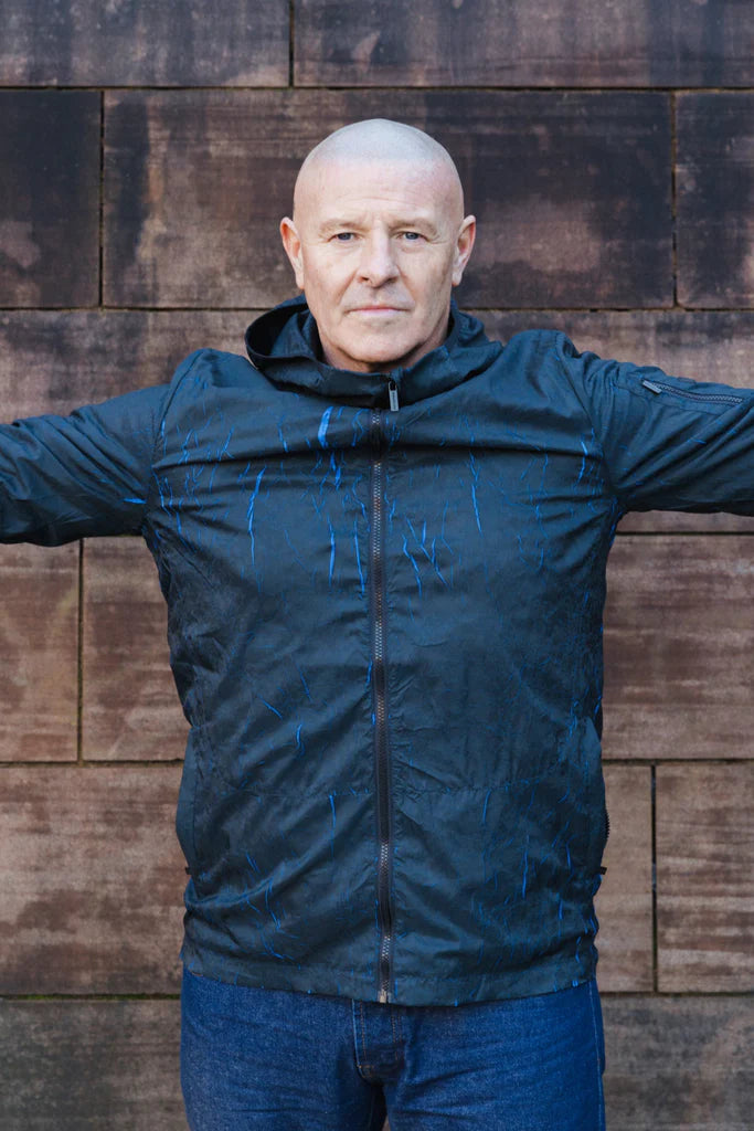 Мъжко Яке Andretti :: Черно/Кралско Синьо