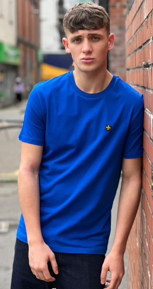Мъжка Тениска Premium Crew :: Кобалтово Синьо
