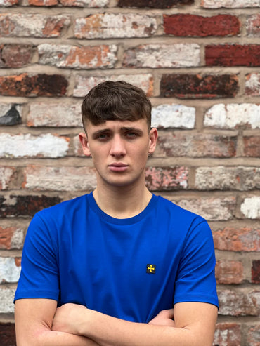 Мъжка Тениска Premium Crew :: Кобалтово Синьо