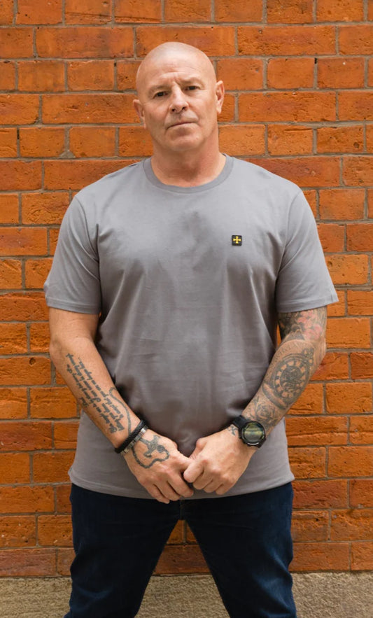 Мъжка Тениска Premium Crew :: Сива