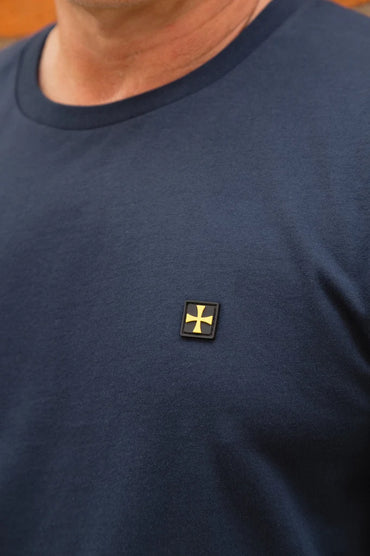 Мъжка Тениска Premium Crew :: Тъмносиня