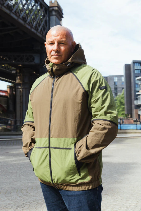 Мъжко Яке Gallo :: Кафяво/Зелено