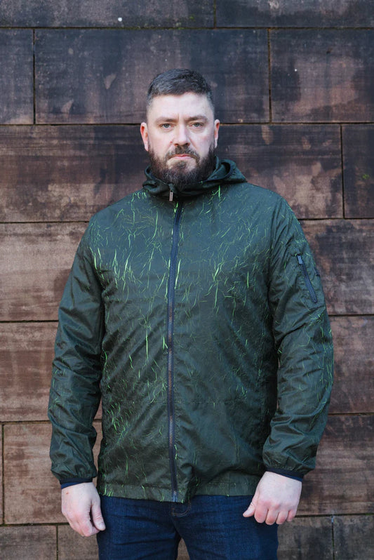 Мъжко Яке Andretti :: Черно/Флуоресцентно жълто