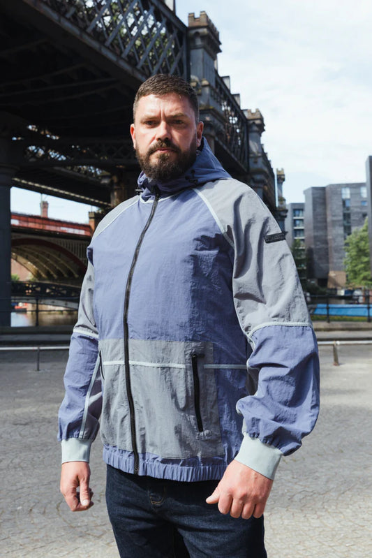 Мъжко Яке Gallo :: Синьо/Сиво